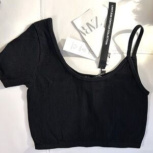 Zara Ribbed Crop Top